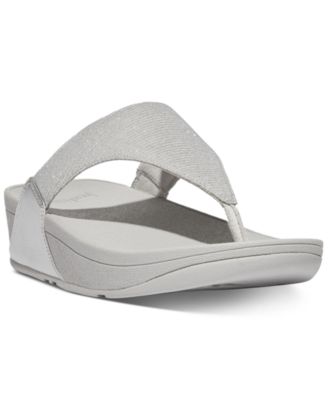 FitFlop Women's Lulu Shimmerlux Toe Post Sandals - Macy's