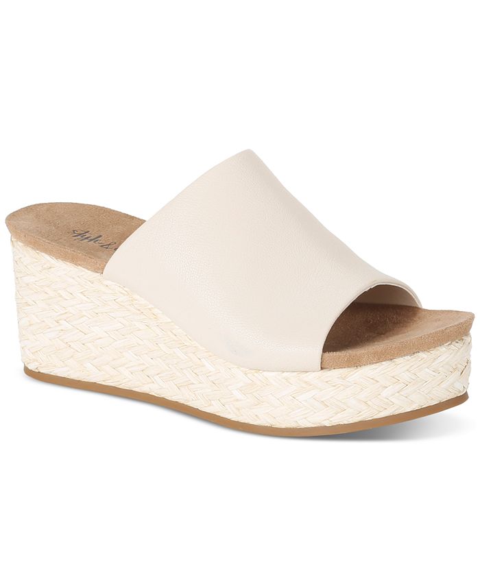 Style & Co Larissaa Slip-On Espadrille Wedge Sandals, Created for Macy ...