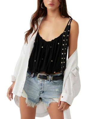 Free People - Women's Virgo Studded Puffed Tank Top