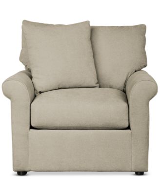 Wrenley 38" Fabric Arm Chair, Created by Macy's