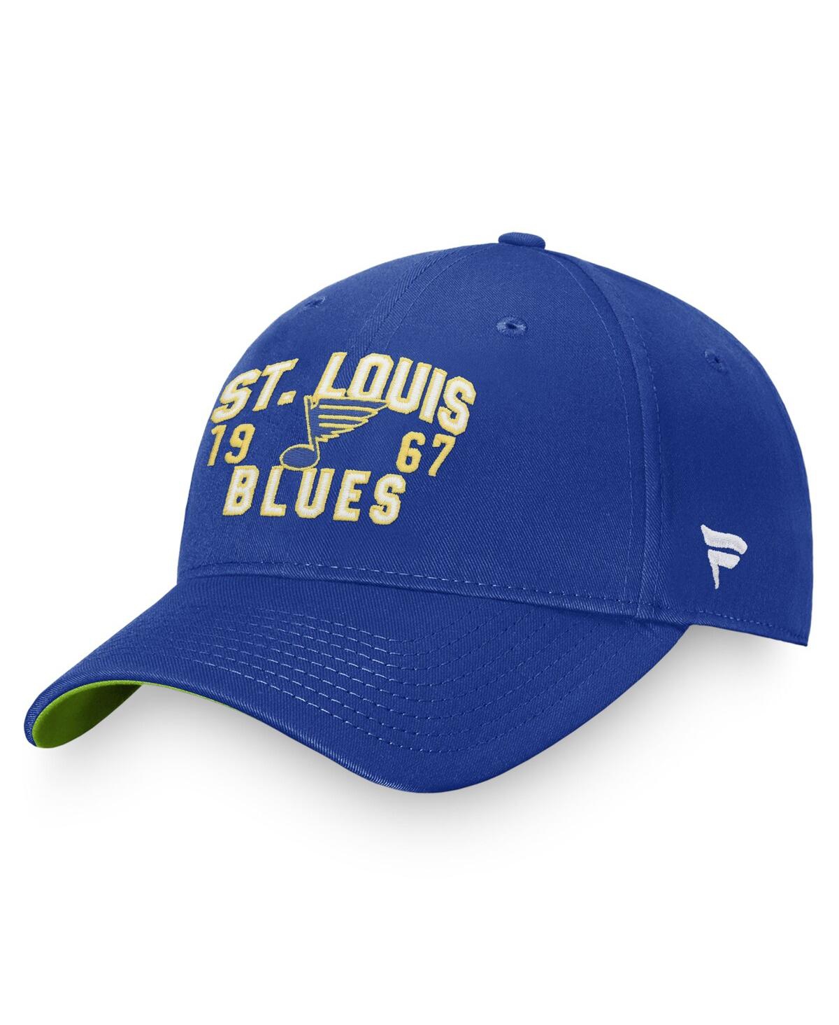 Fanatics Men's  Blue St. Louis Blues True Classic Retro Adjustable Hat