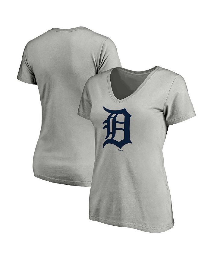 Women's Fanatics Branded Navy Detroit Tigers Logo Fitted T-Shirt