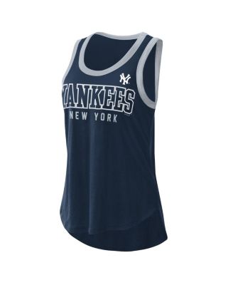 Women's Navy New York Yankees Clubhouse Tank Top