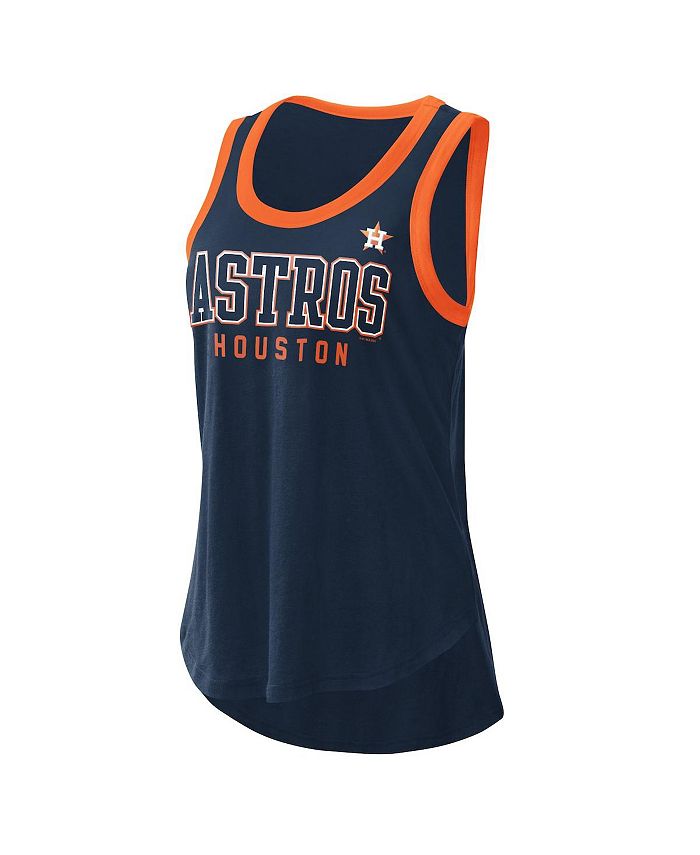 Women's G-III 4Her by Carl Banks Navy Houston Astros Clubhouse Tank Top Size: Small