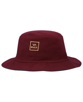 Men's Blue, Maroon Reversible Bucket Hat