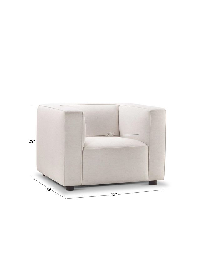 Abbyson Living Kyle 42" StainResistant Fabric Chair Macy's