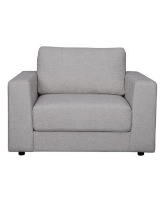 Elizabeth 2 Piece Stain-Resistant Fabric Oversized Armchair and Ottoman Set