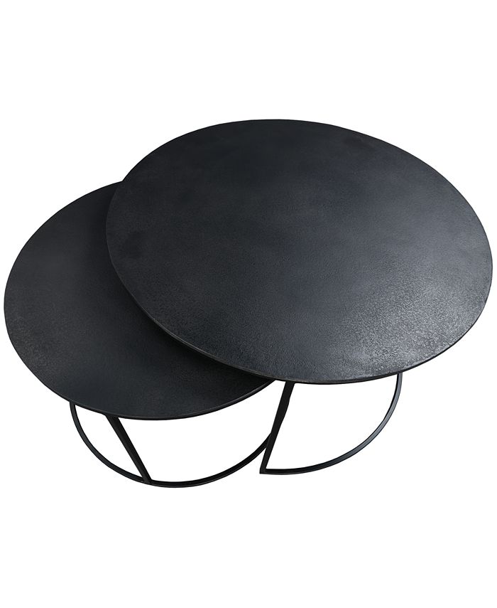 Furniture Declan Round Nesting Coffee Table Macy's