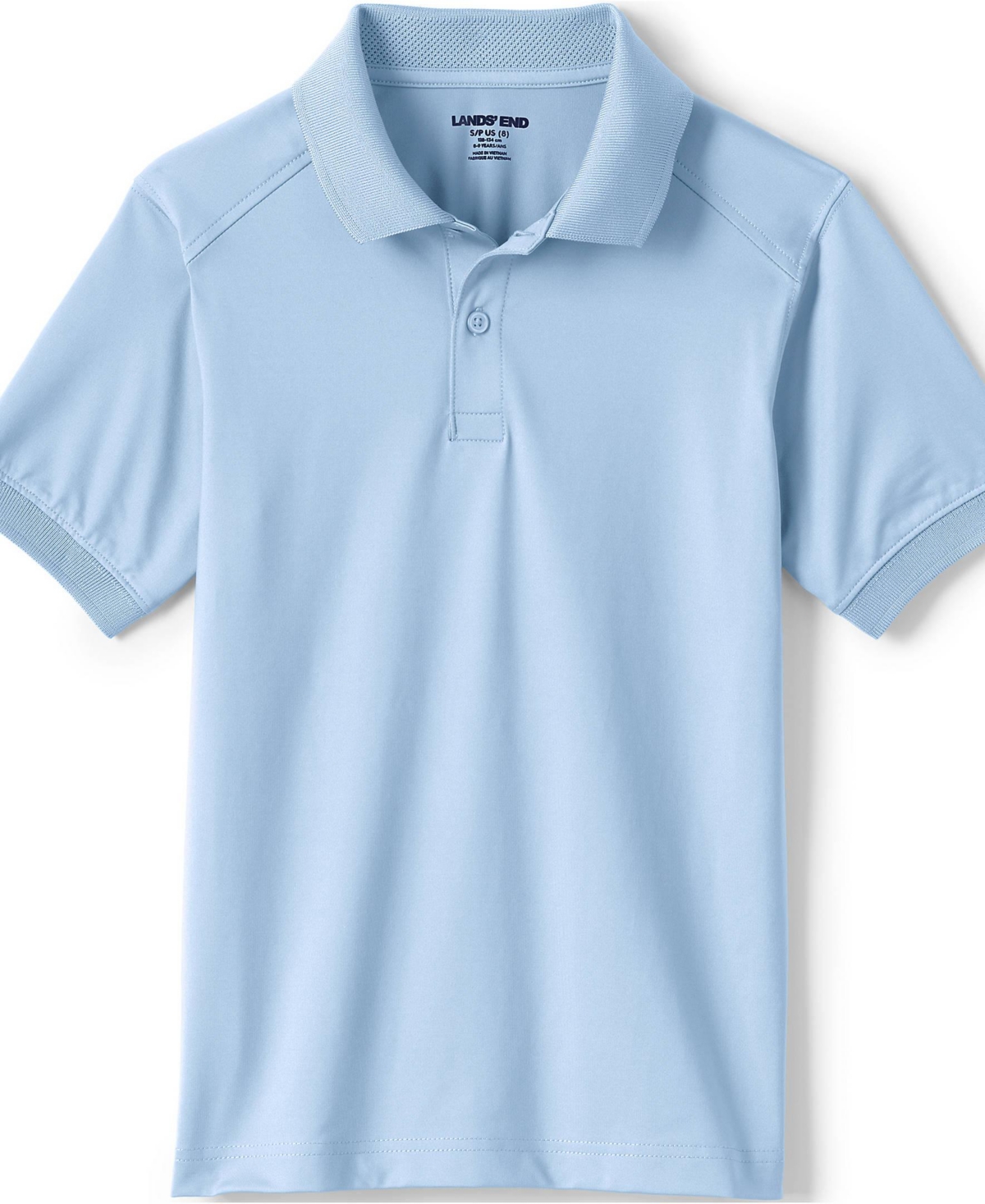 Lands' End Girls Short Sleeve Rapid Dry Polo Shirt
