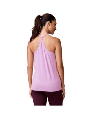Women's Microtech Chill B Cool V-Neck Cami Top with Built-In Bra