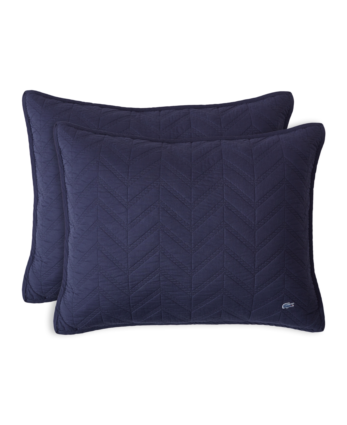 Lacoste Home Herringbone Stitch Quilt Set,