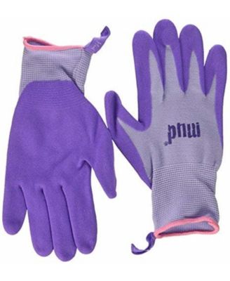 MUD Simply Mud Women's Nylon Garden Gloves, Passion Fruit, Size Small