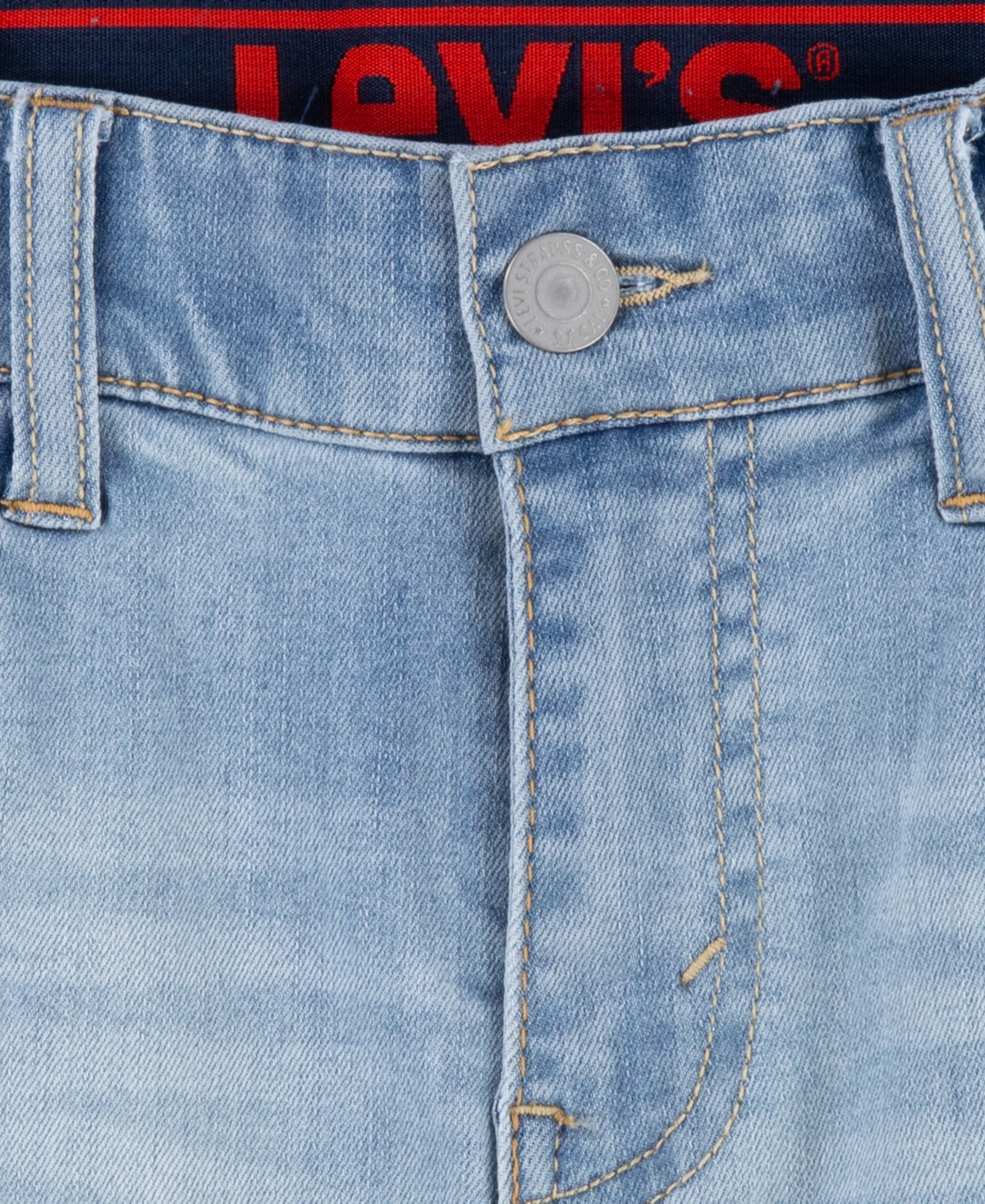 Shop Levi's Big Boys Slim Fit 5-pocket Performance Shorts In Bauhaus Blues
