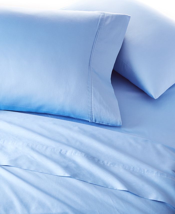 Charter Club Kids CLOSEOUT! Solid Cotton 250Thread Count 4Pc. Sheet Set, Full, Created for