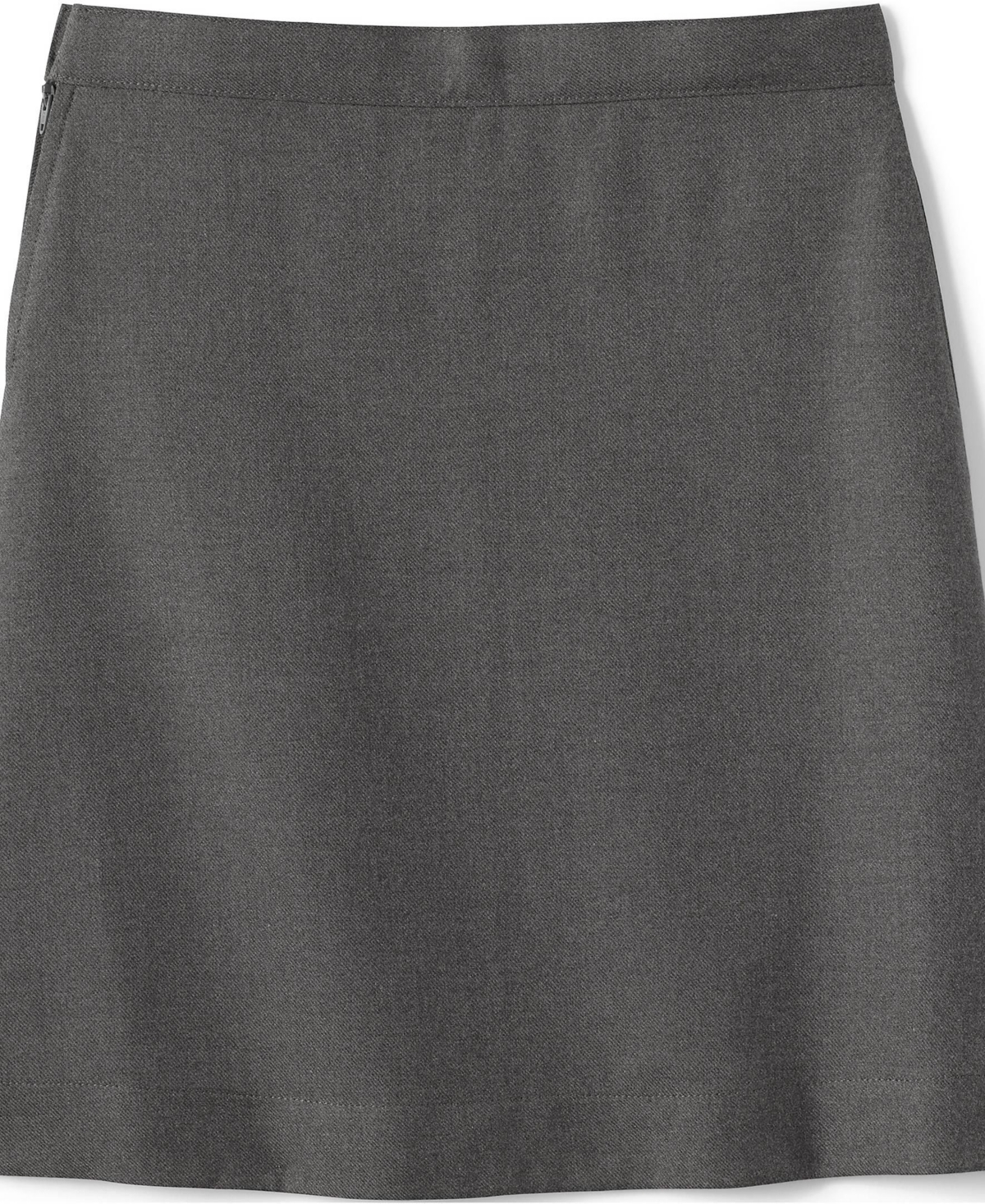 Lands' End Girls School Uniform Solid A-line Skirt Below the Knee