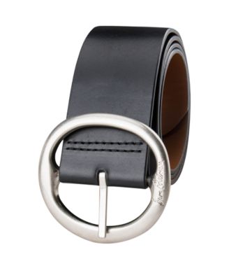Women's Two-in-One Reversible Center Bar Buckle Belt