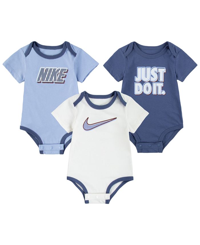 Nike Baby Boys Fastball Bodysuit, 3 Piece Set - Macy's