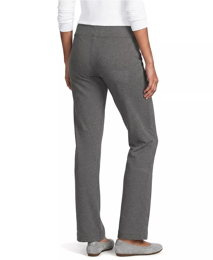 Women's Lands  End Starfish Mid-Rise Straight-Leg Pants - thumbnail 6