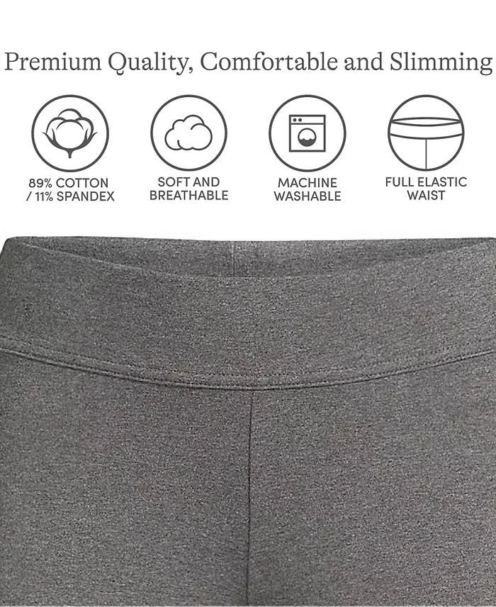 Women's Lands  End Starfish Mid-Rise Straight-Leg Pants - thumbnail 7