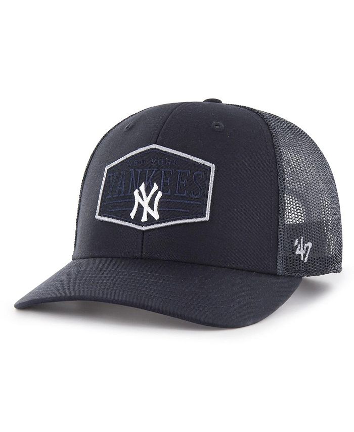 47 Brand New York Yankees Black White CLEAN UP Cap - Macy's