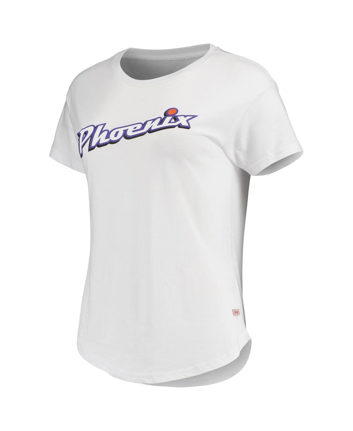 Shop Sportiqe Women's  White Phoenix Mercury Tri-blend T-shirt