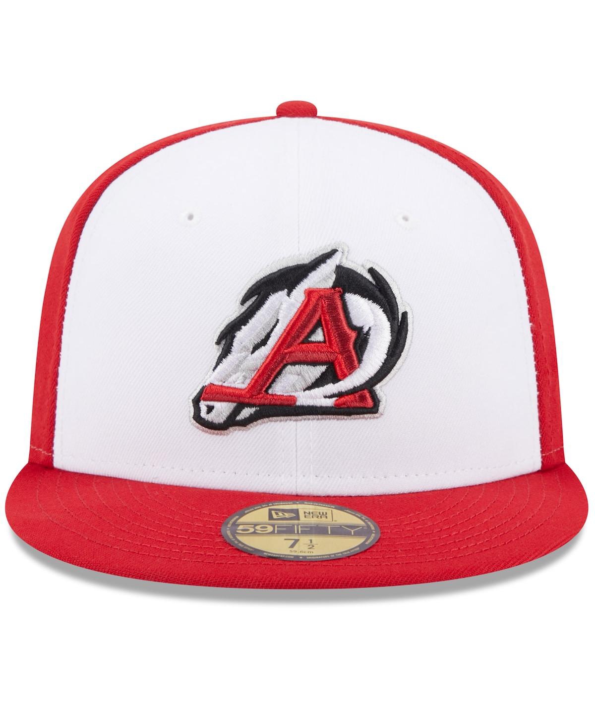 Shop New Era Men's  White Arkansas Travelers Authentic Collection Alternate Logo 59fifty Fitted Hat