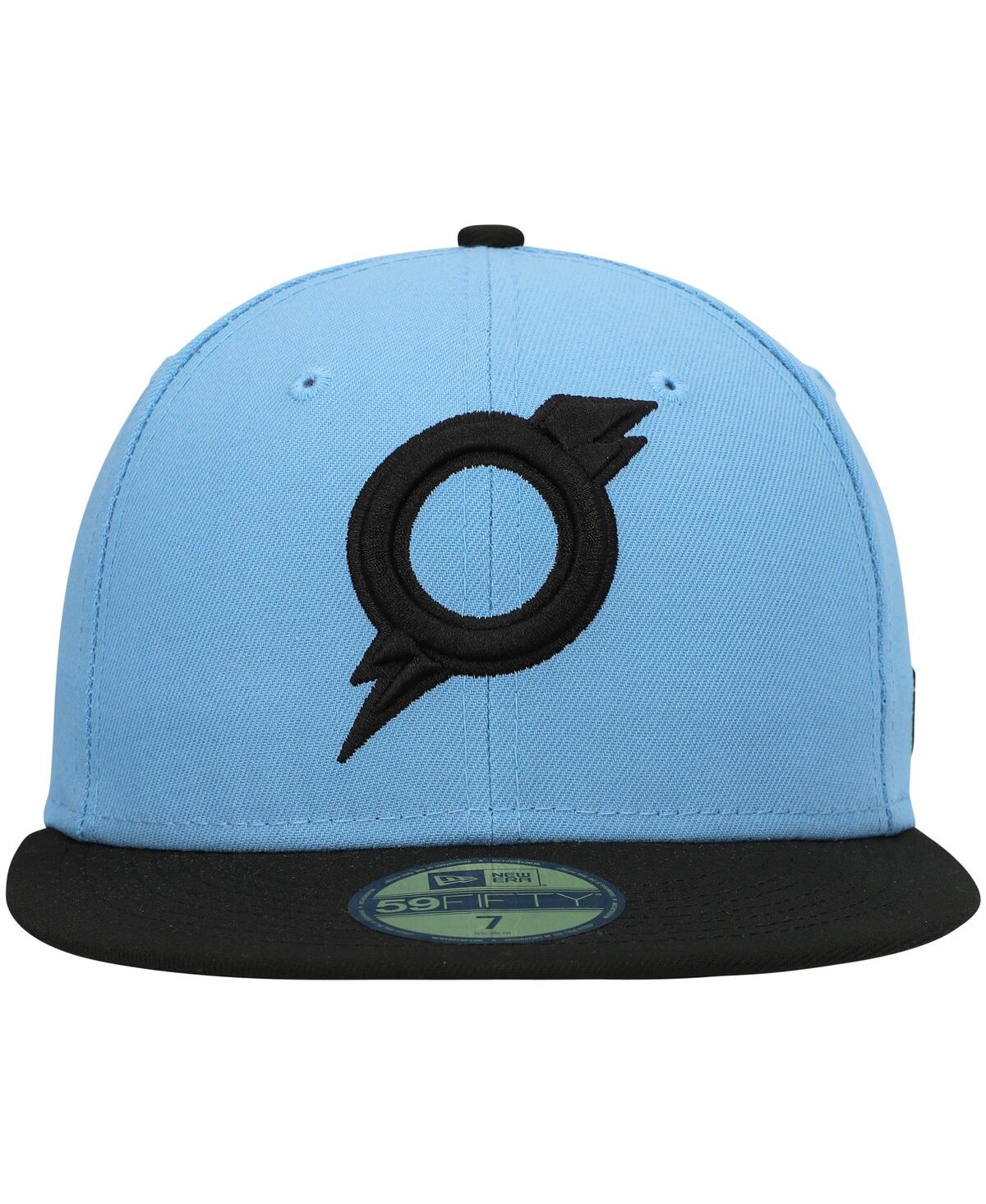 Men's New EraOmaha Storm Chasers Authentic Collection Team Alternate 59FIFTY Fitted Hat - Light Blue