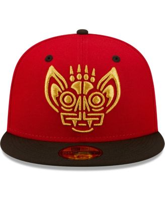 Men's Red, Black Murcielagos de Louisville Copa De La Diversion 59FIFTY Fitted Hat