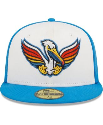 Men's White, Royal Pelicanos de Myrtle Beach Copa De La Diversion 59FIFTY Fitted Hat