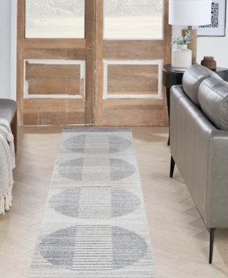 Astra Machine Washable ASW05 2'2" x 12' Runner Area Rug