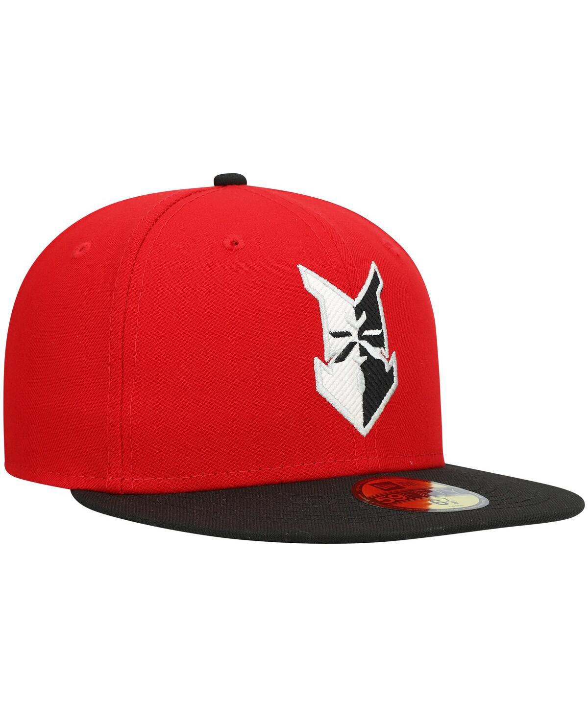 Men's New EraIndianapolis Indians Authentic Collection Team Home 59FIFTY Fitted Hat - Red