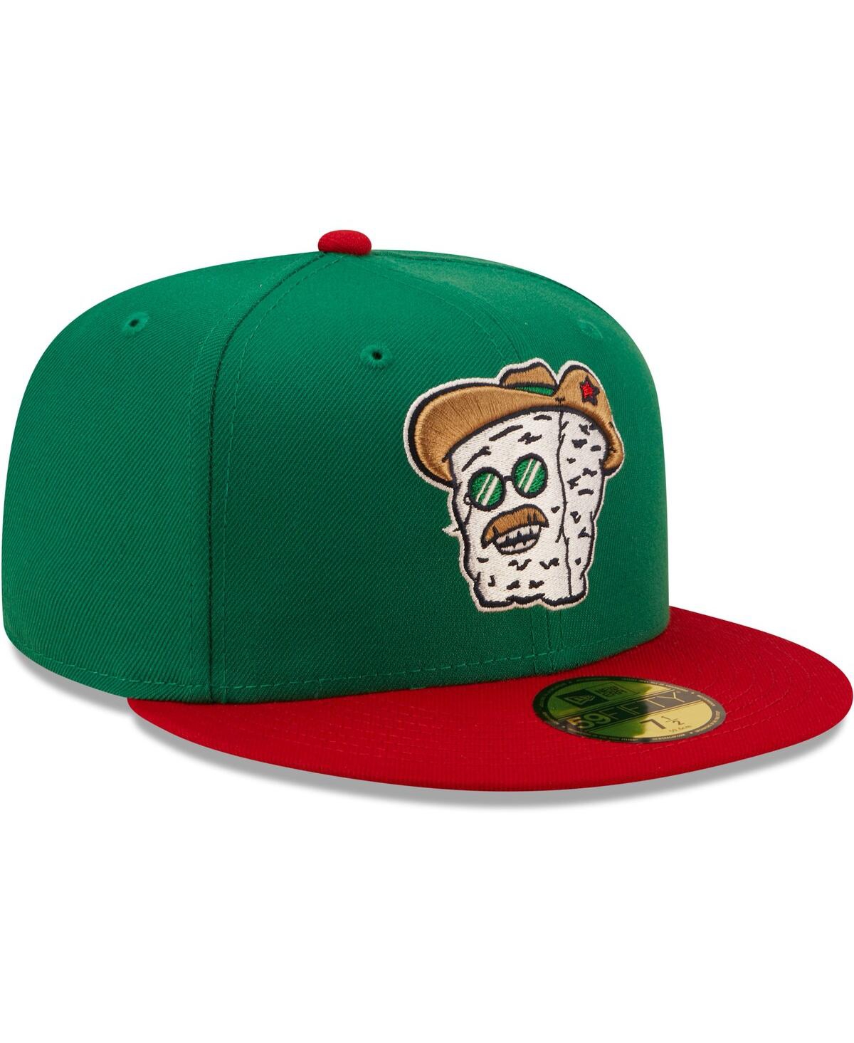 NEW ERA MEN'S NEW ERA GREEN, RED LOS QUESOS FRISCO COPA DE LA DIVERSION 59FIFTY FITTED HAT 