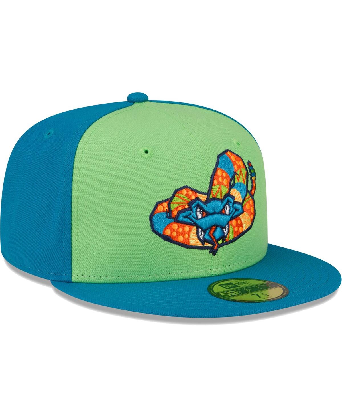 New Era Green Wisconsin Timber Rattlers Copa De La Diversion 59fifty Fitted Hat In Green