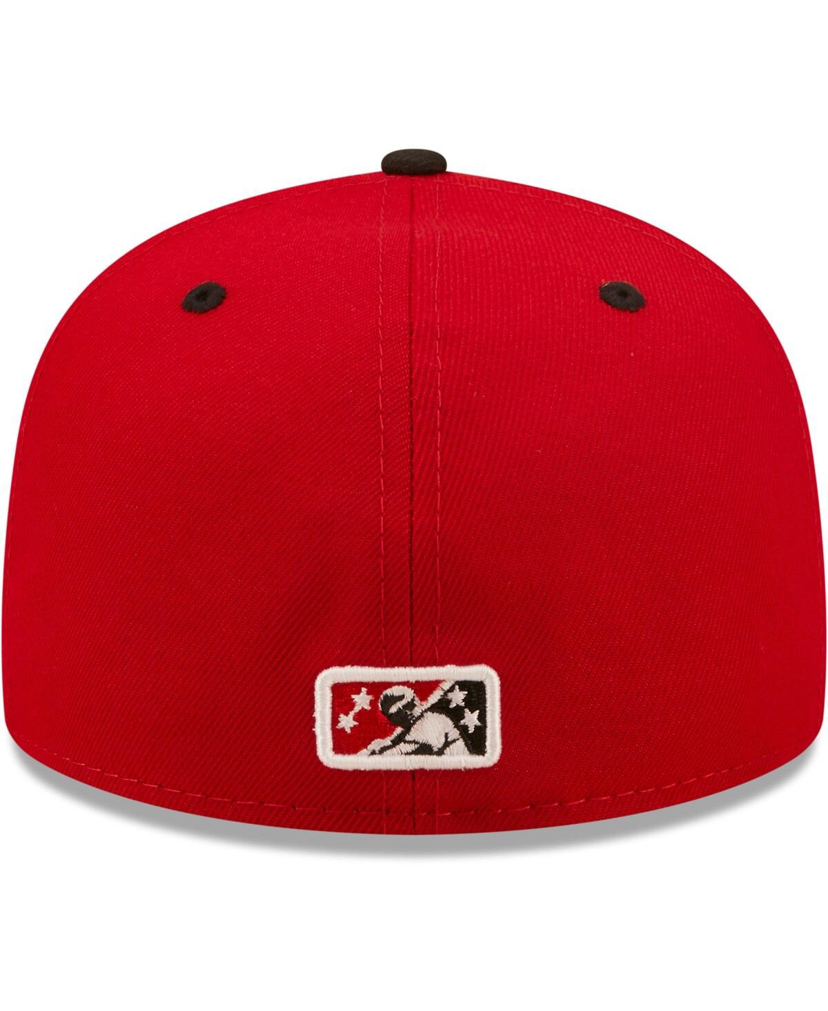 Shop New Era Men's  Red, Black Murcielagos De Louisville Copa De La Diversion 59fifty Fitted Hat In Red,black
