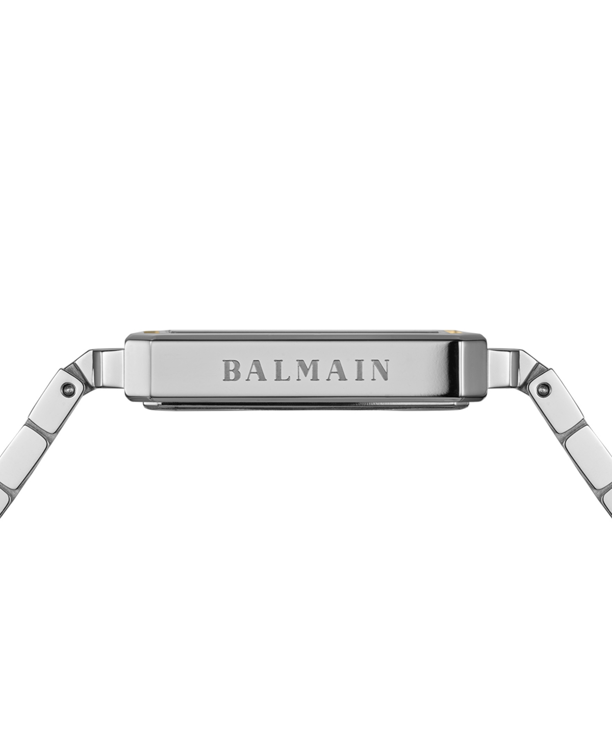 Shop Balmain Women's Swiss Eirini Two-tone Stainless Steel Bracelet Watch 25x33mm In Silver,pink