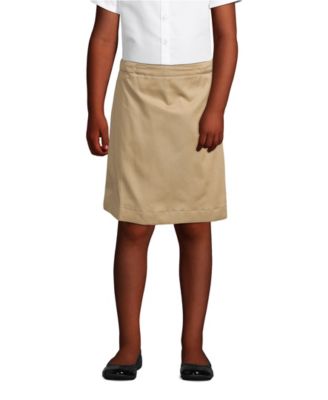 Little Girls School Uniform Blend Chino Skort Top of Knee