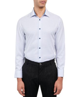 ConStruct - Men's Slim-Fit Performance Stretch Cooling Dress Shirt