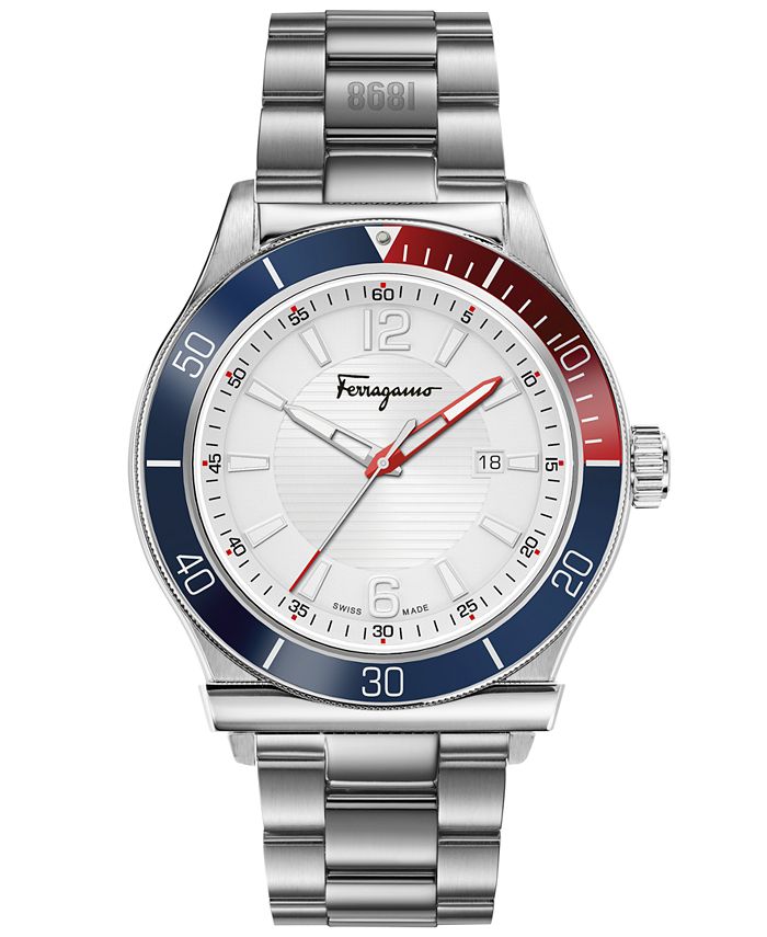 Salvatore ferragamo men's clearance 1898 chrono watch