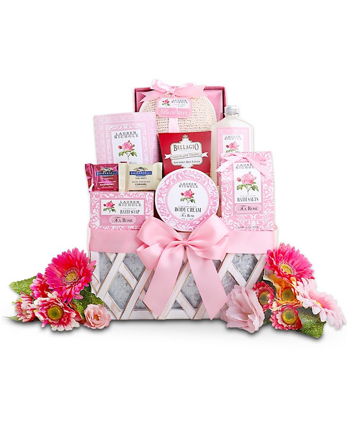 Alder Creek Gift Baskets Alder Creek Roses for Relaxation Gift Basket
