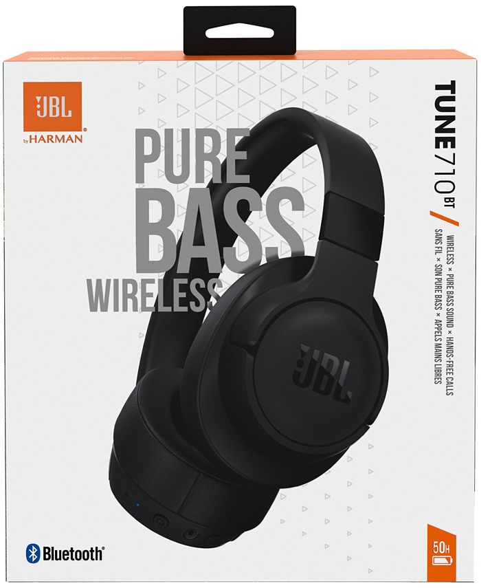 JBL Tune 710BT Wireless Over Ear Bluetooth Headphones - Macy's