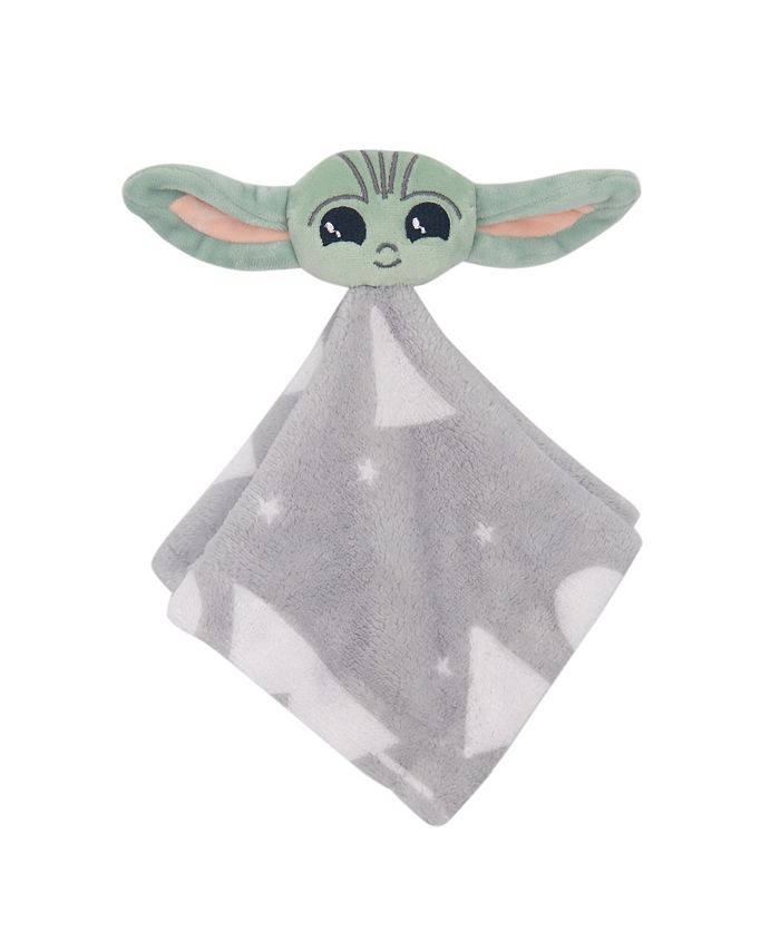 Lambs & Ivy Star Wars Baby Yoda/The Child Swaddle Blanket & Lovey Gift