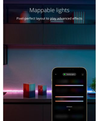 Starter Kit App-Control Adhesive Magnetic LED Light Strip, 5ft
