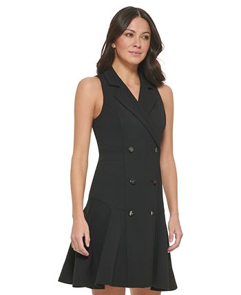 Donna karan double breasted shirt dress hotsell