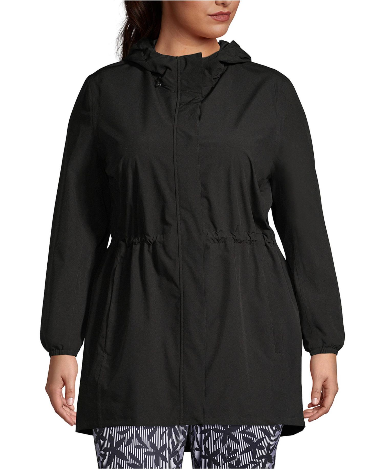Plus Size Squall Packable Waterproof Raincoat