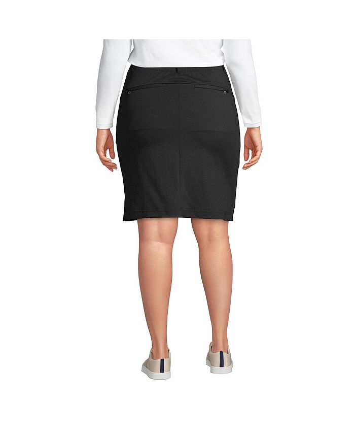Lands' End Plus Size Flex High Rise Pull On Skorts Macy's