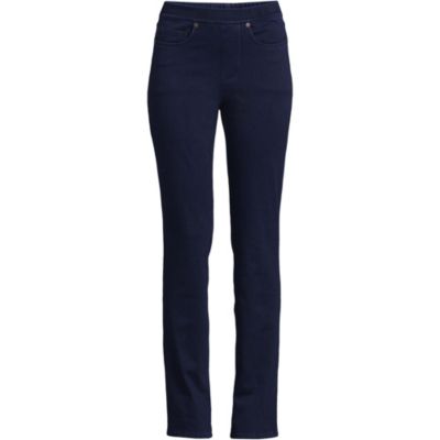 Women's Tall Starfish High Rise Knit Denim Straight Jeans