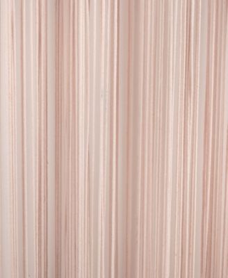 Lush Decor Boho Macrame Textured Cotton Window Curtain Panel Single 40"W x 84"L Blush - Macrame Curtains For Windows, Boho Wall Decor