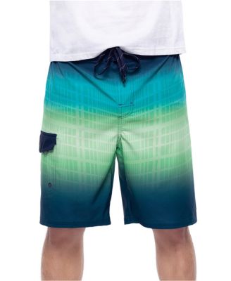 Men's 9" NO Liner Board Shorts Elastic Waist Quick Dry Swim Trunks