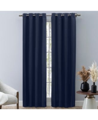 Grasscloth Lined Grommet Curtain Panel 54"W x 63"L