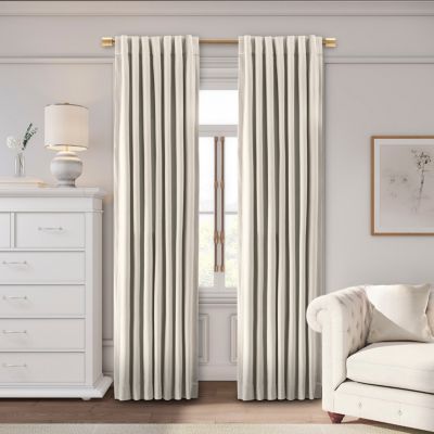 Premium Velvet Rod Pocket With Back Tabs Panel 50"W x 108"L